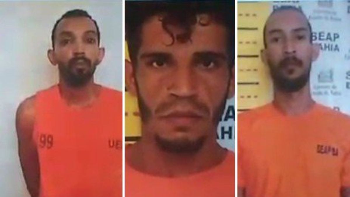 Saiba quem são os três detentos que fugiram da penitenciária da Mata Escura 