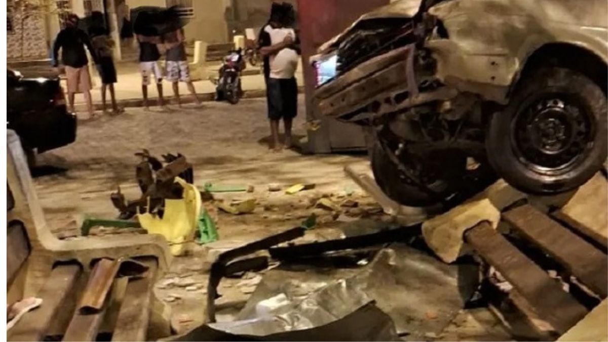 Motorista embriagado mata um, fere quatro e é preso na cidade de Brumado 