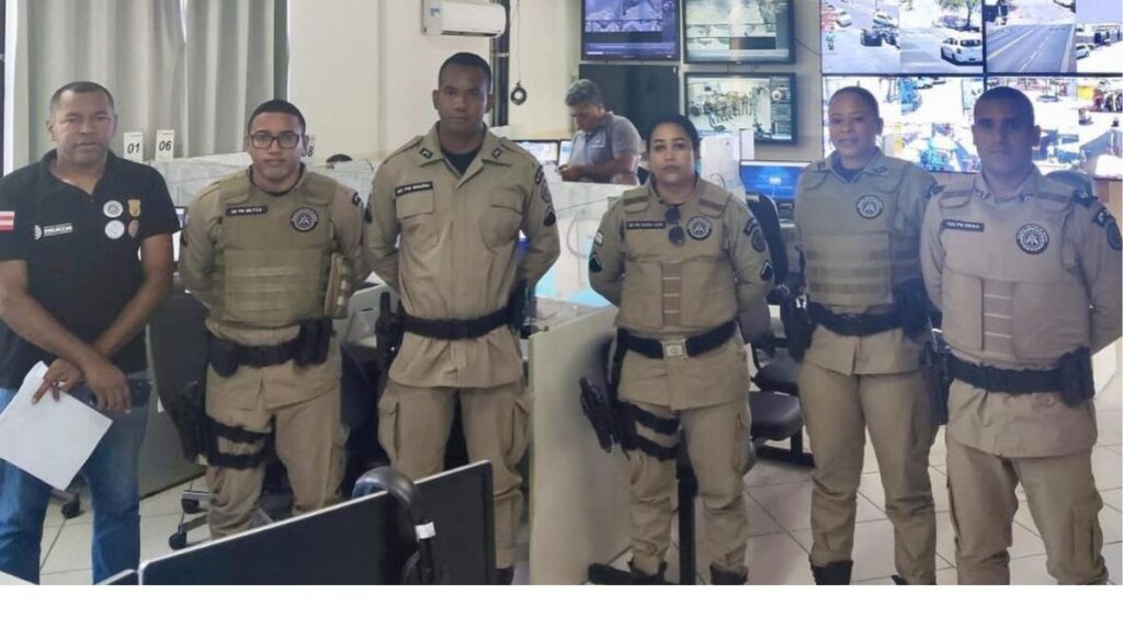 Policiais da 97ª CIPM Realizam Visita Técnica ao Centro Integrado de Comunicações da SSP, em Alagoinhas. 
