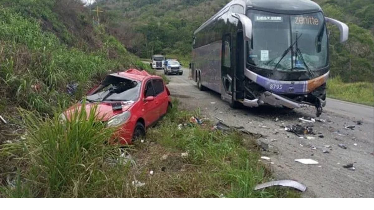 Quatro pessoas morrem após batida entre carro e ônibus na BR-101 