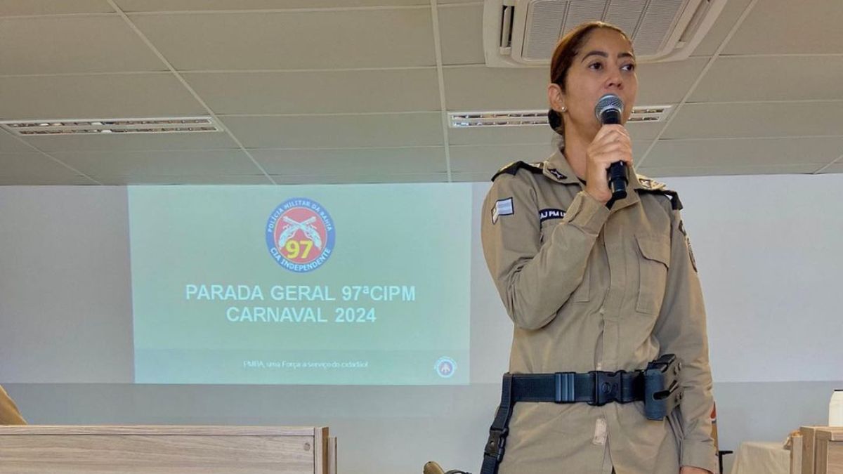 Irará: Major Lilian reune efetivo da 97ª CIPM para preparação da Operação Carnaval 2024