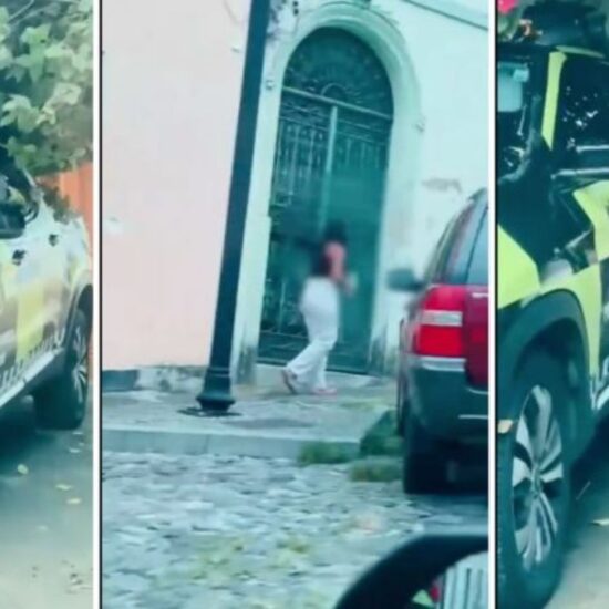 Motorista flagra mulher com agente em carro da Transalvador no Centro