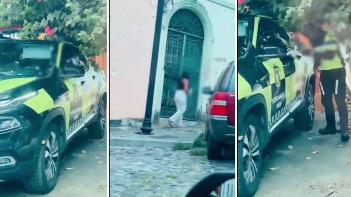 Motorista flagra mulher com agente em carro da Transalvador no Centro