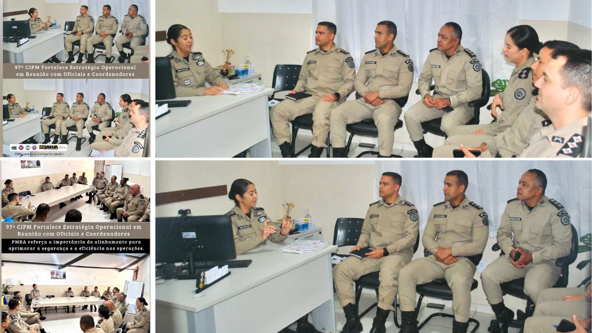 97ª CIPM realiza reunião estratégica para alinhamento operacional  