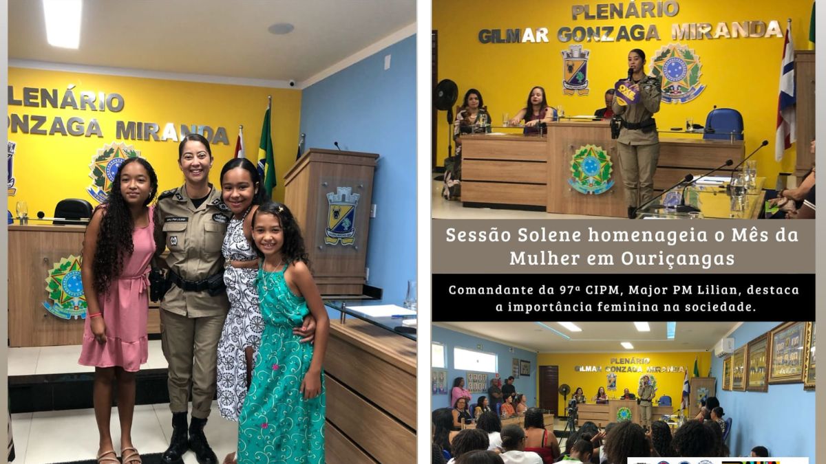 Sessão Solene celebra o Mês da Mulher em Ouriçangas  