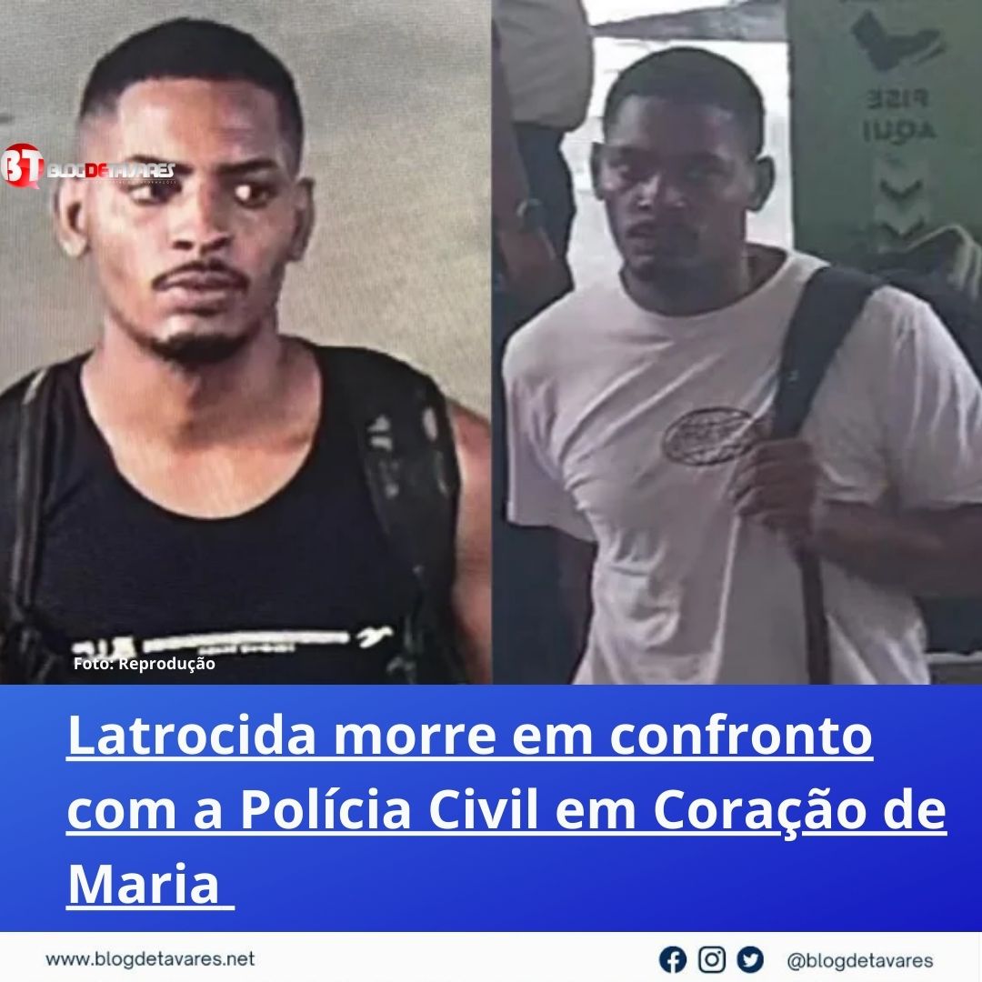 Latrocida morre em confronto com a Polícia Civil em Coração de Maria 
