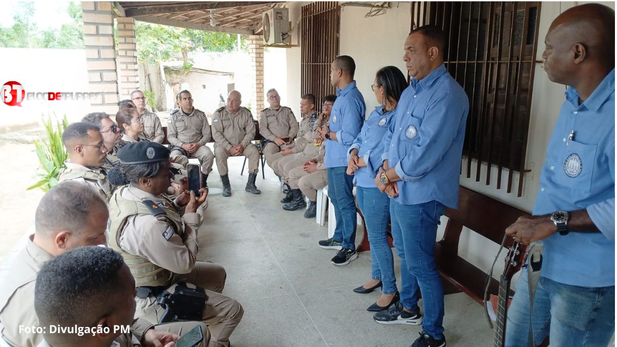 PMBA promove ação de saúde mental e apoio psicossocial para policiais militares em Irará  