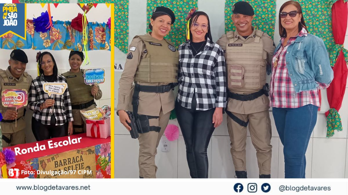 Presença que Educa e Protege: Ronda Escolar encerra semestre em Santanópolis  