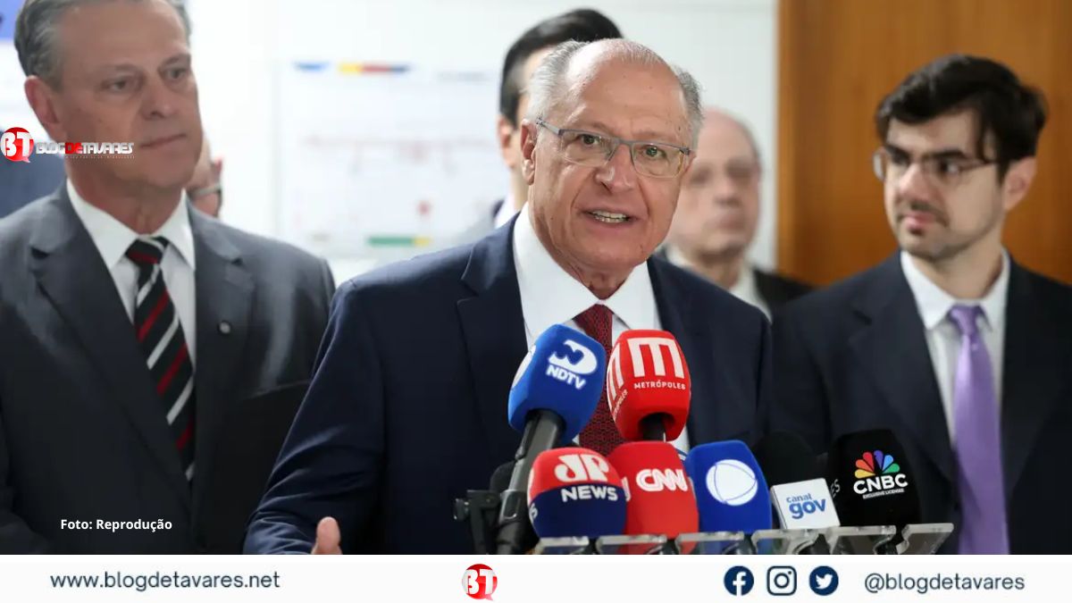 Alckmin diz que governo tentará acordo antes do prazo para tarifaço 