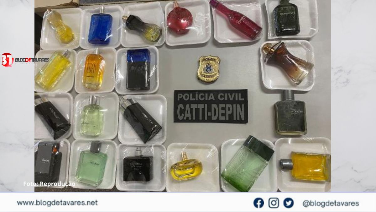 Vendedor de perfumes falsificados é preso por extorsão e receptação