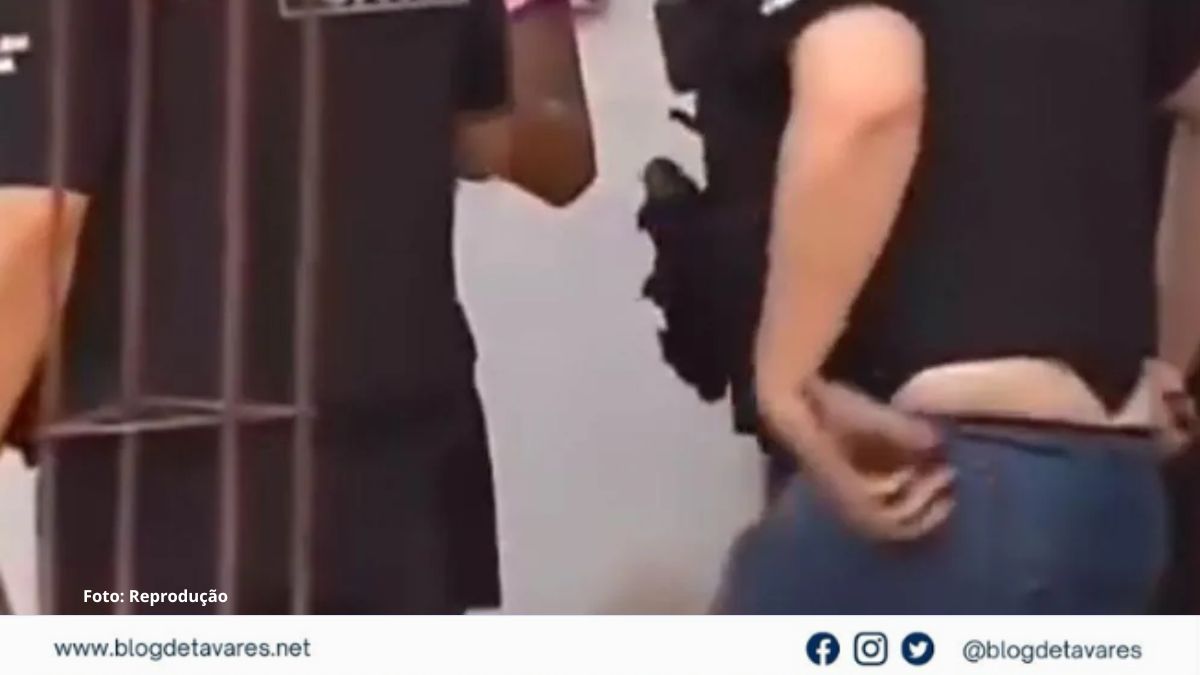 Delegado é flagrado usando calcinha durante operação e vídeo viraliza nas redes sociais
