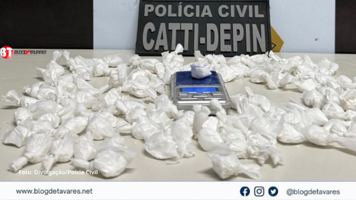 Serrinha: polícia prende dois homens por tráfico de drogas e cumpre mandado de prisão por dupla tentativa de homicídio 