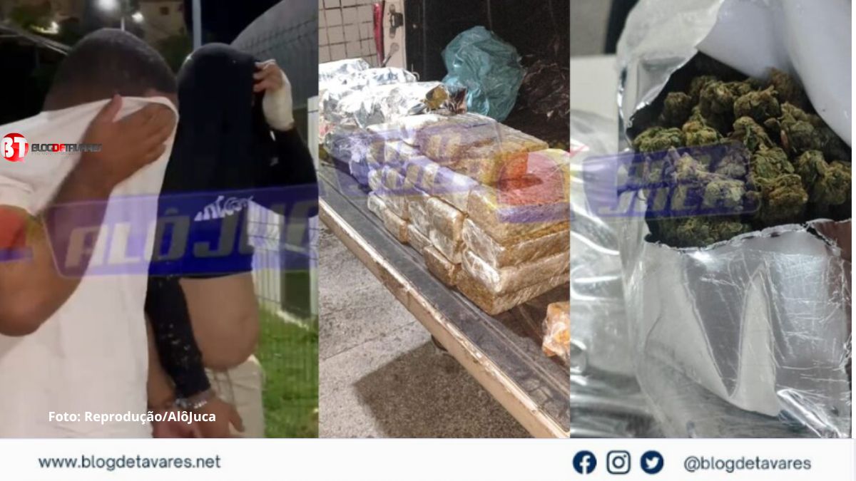 WOLF e KUSH: homens são presos com grande quantidade de drogas após perseguição na Av. Orlando Gomes 