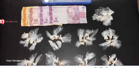 PETO 02 prende suspeito de tráfico de drogas com quantidade expressiva de crack