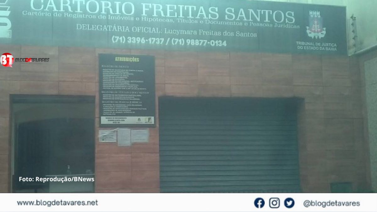 Titular do Cartório de Imóveis em Simões Filho é afastada por suspeita de corrupção 