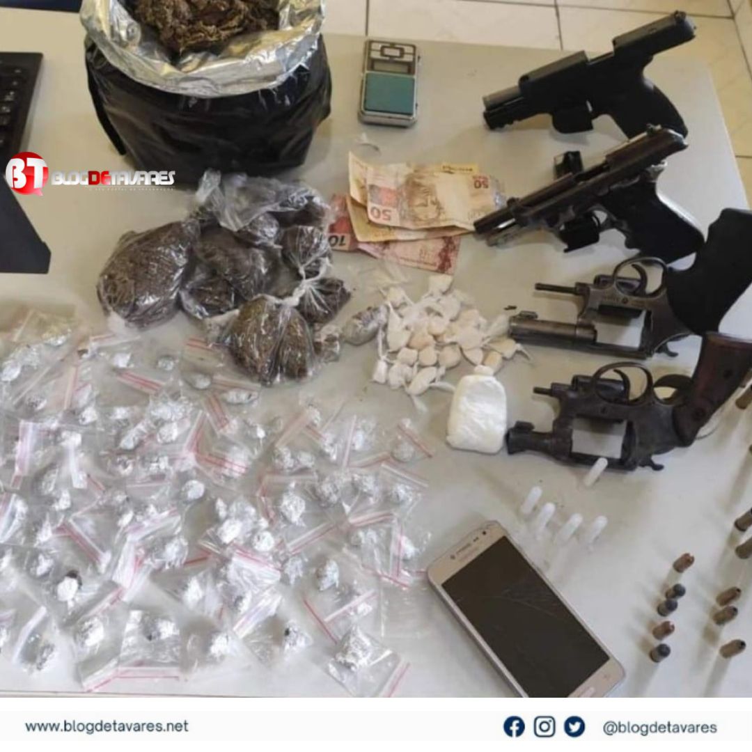 Quatro homens morrem em ação da PM em Amélia Rodrigues; armas e drogas são apreendidas 