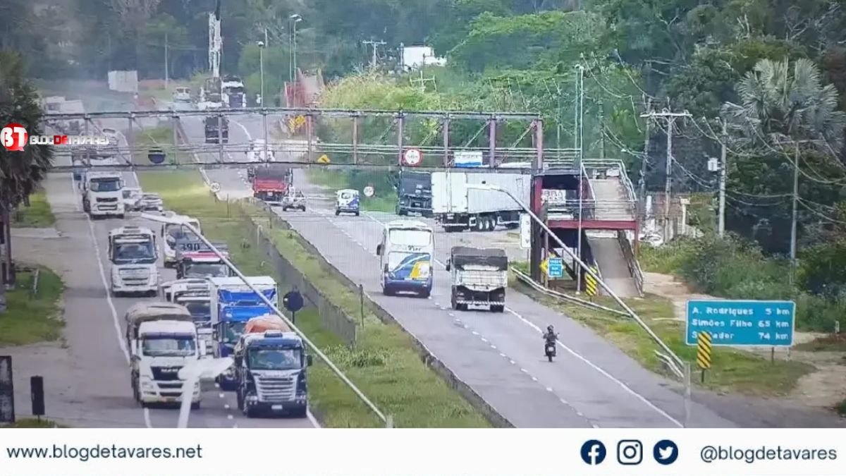 Homem morre atropelado na BR-324 trecho de Amélia Rodrigues  