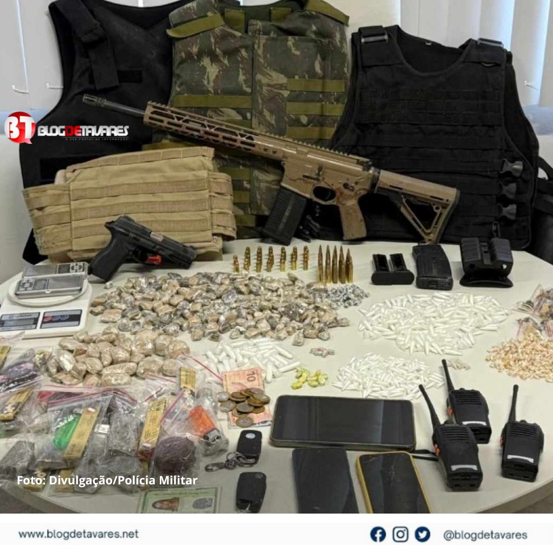 Dois homens morrem em confronto com a Polícia Militar; fuzil é apreendido 