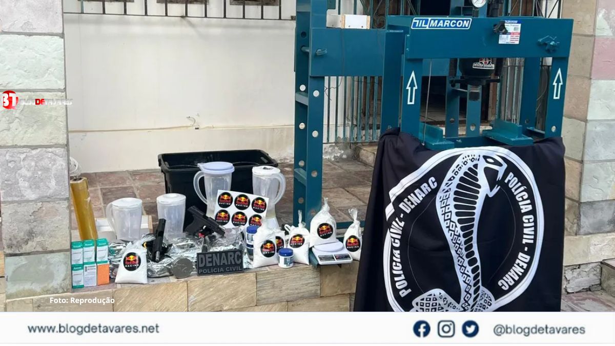 Líder de facção em Goiás é preso com laboratório de cocaína na Bahia 