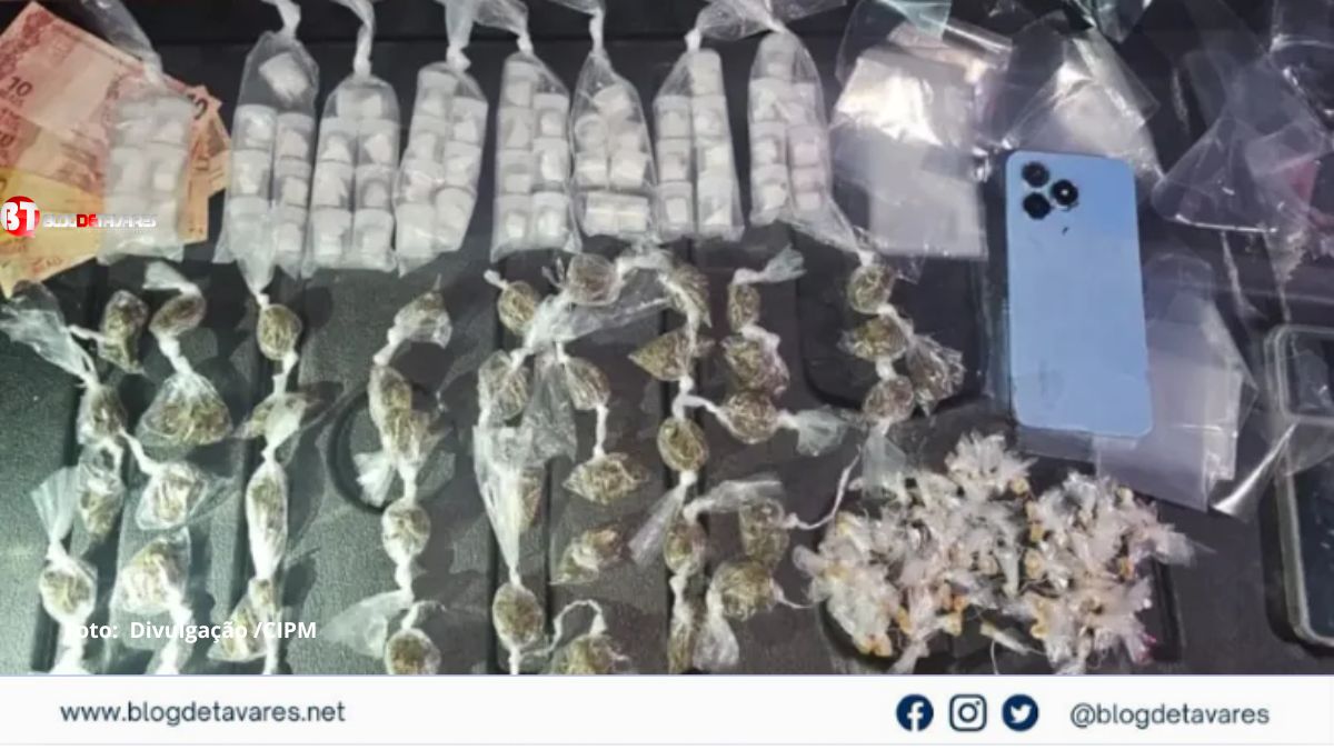 Duas mulheres são presas por tráfico de drogas em Conceição do Jacuípe 