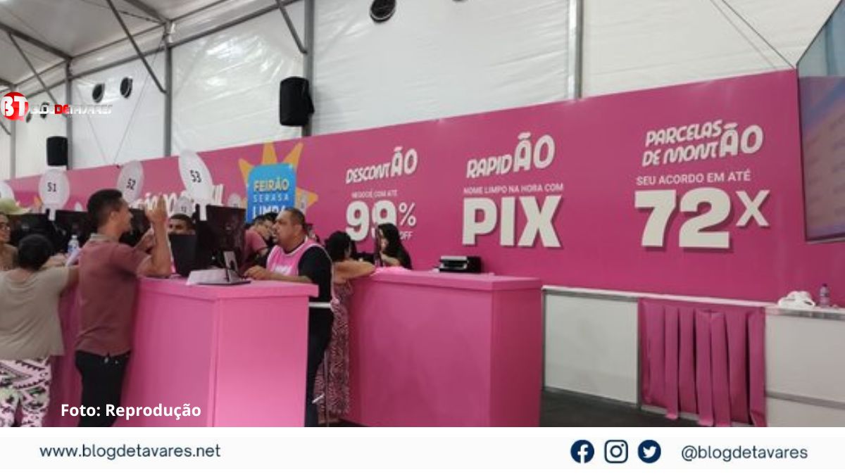 Mutirão Serasa oferece negociação de dívidas com até 99% de desconto O Mutirão Serasa permite a renegociação de dívidas com até 99% de desconto nesta terça-feira (9), em Salvador.