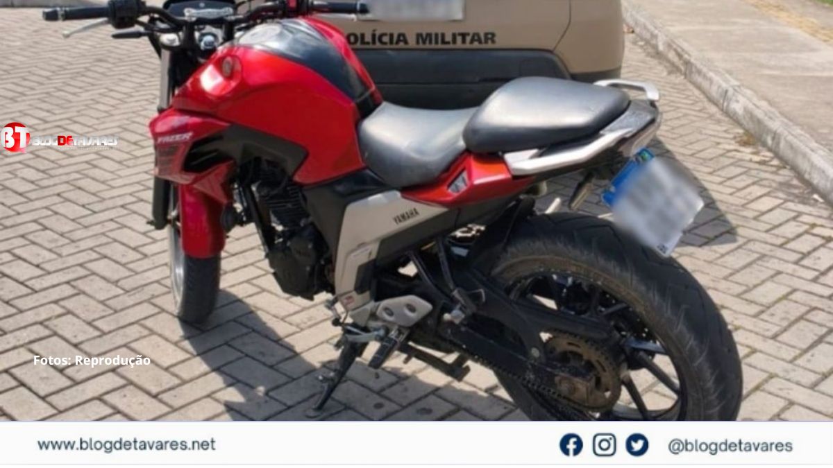 Sistema de Monitoramento ajuda a PM recuperar moto com placa clonada em Feira de Santana 