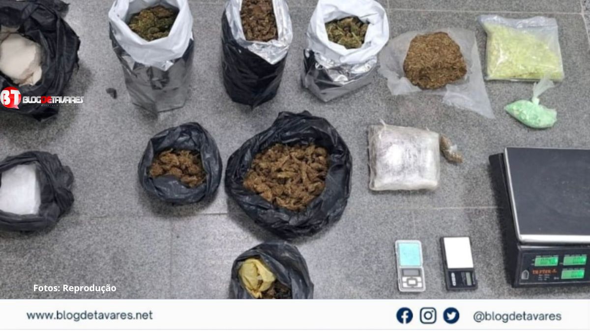 25º BPM realiza apreensão de drogas no bairro mangabeira 