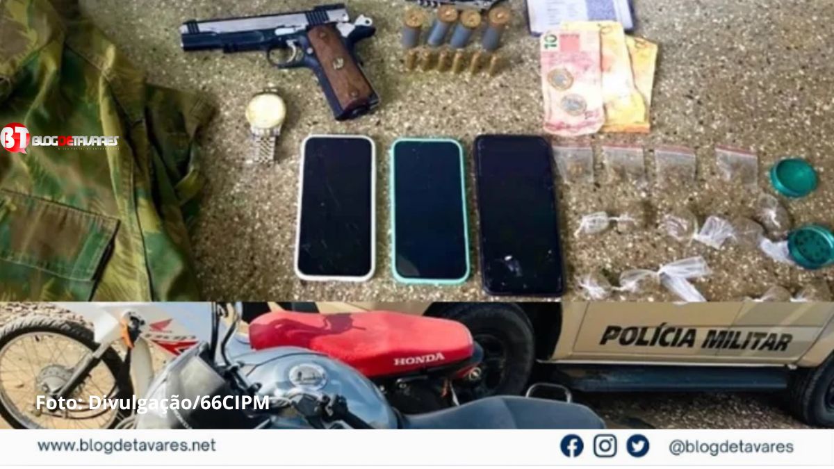 Conceição do Jacuípe: PM prende trio realizando desmanche de motos na zona rural  
