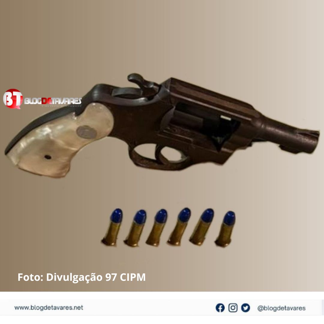 Irará: 97 CIPM apreende arma de fogo durante cavalgada em Bento Simões