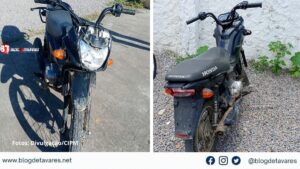 Policiais de Conceição de Jacuípe recuperam motocicleta que havia sido roubada