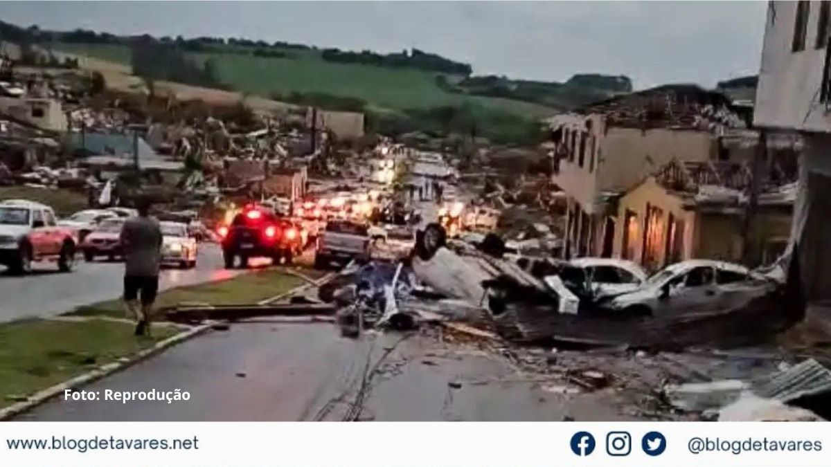 Governo do Paraná decreta estado de calamidade após tornado atingir Rio Bonito do Iguaçu 
