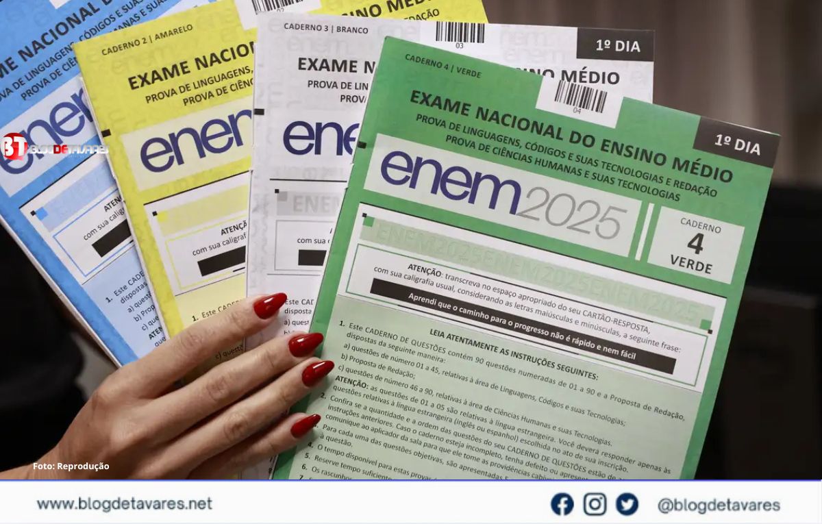 Enem 2025: divulgados gabaritos e cadernos de provas do 2º dia 