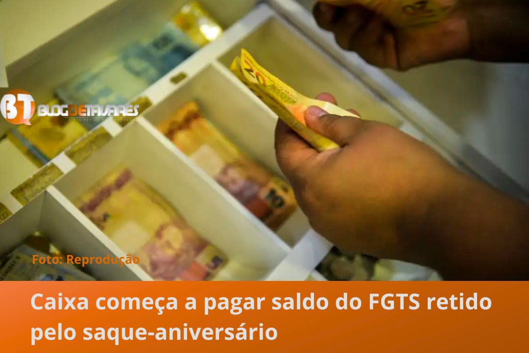 Caixa começa a pagar saldo do FGTS retido pelo saque-aniversário 