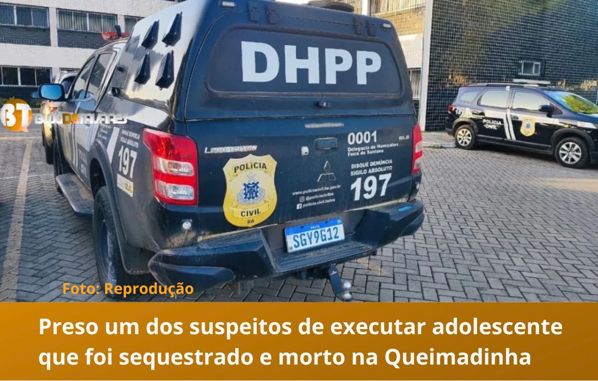 Preso um dos suspeitos de executar adolescente que foi sequestrado e morto na Queimadinha 