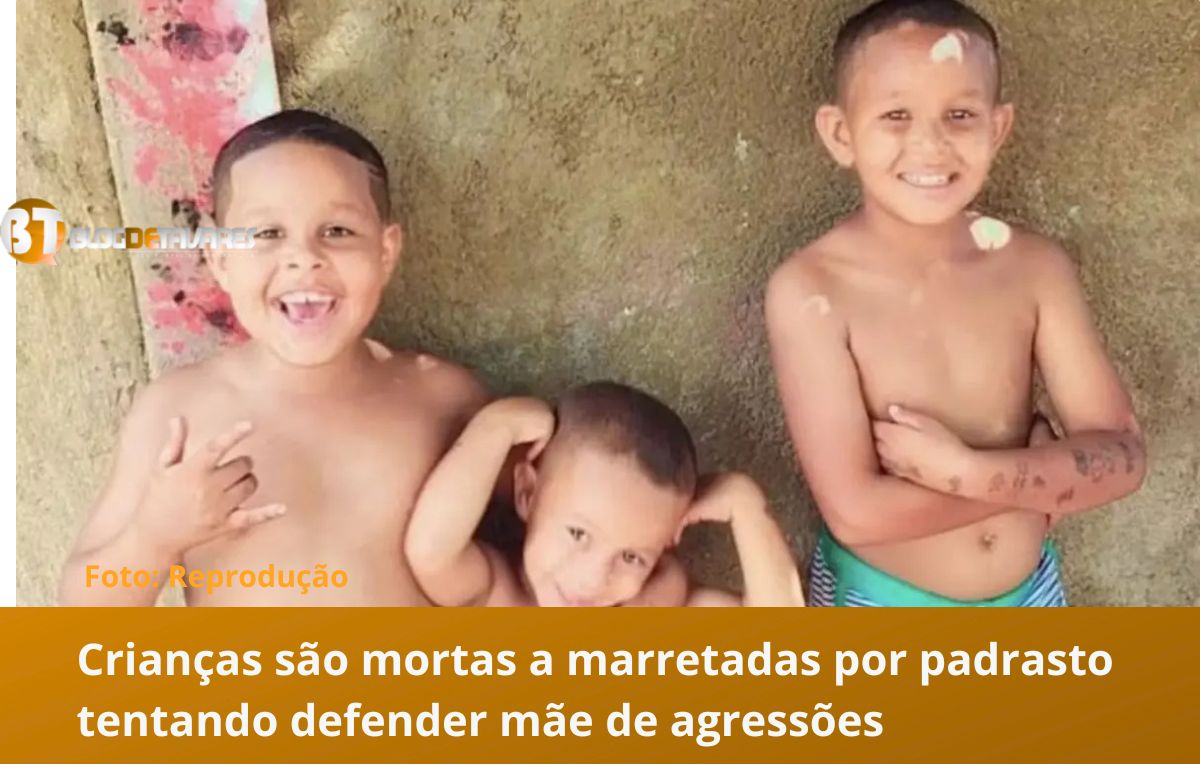 Crianças são mortas a marretadas por padrasto tentando defender mãe de agressões 