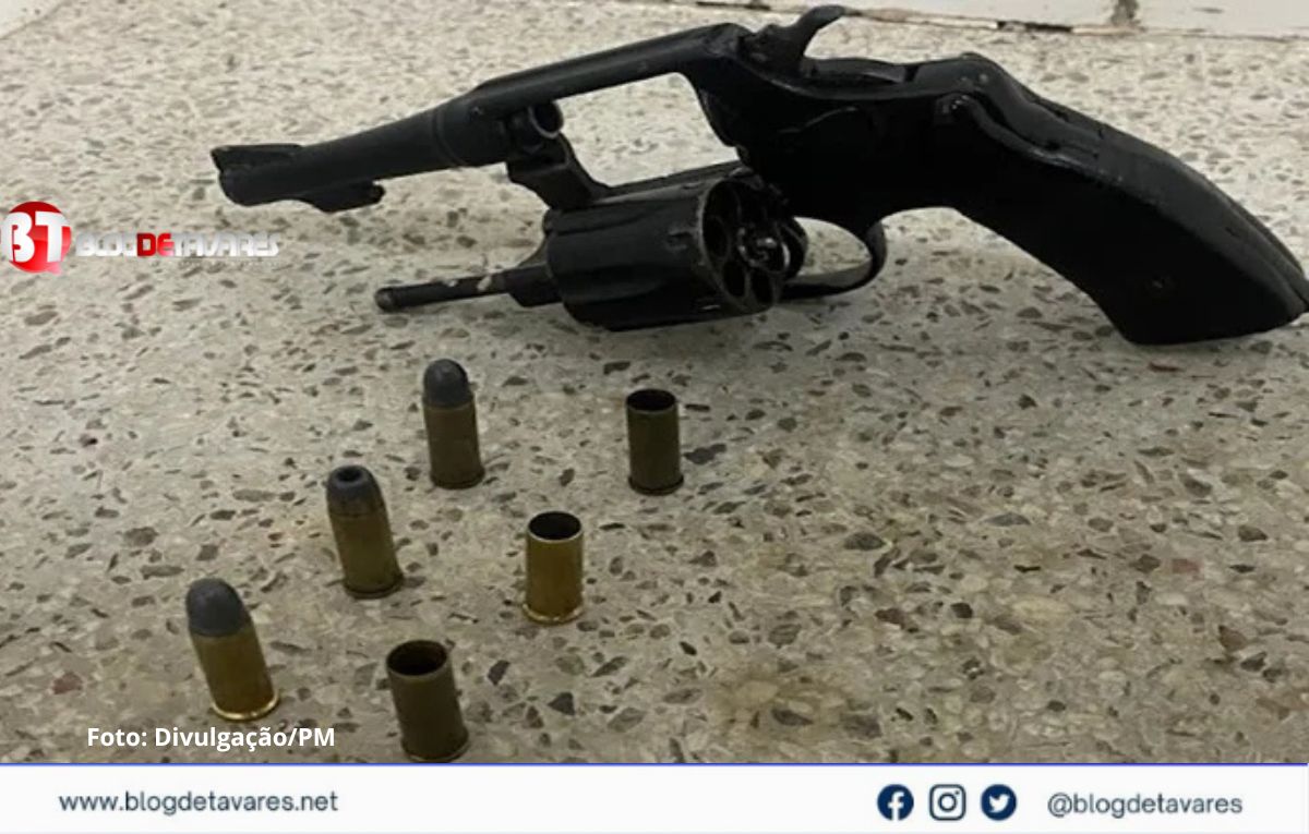 PETO da 66ª CIPM apreende arma após troca de tiros no Baldez, em Conceição do Jacuípe  
