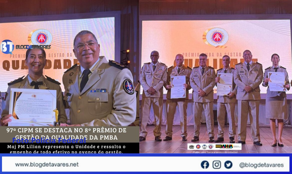 IRARÁ: 97ª CIPM recebe o Certificado de "Prêmio Polícia Militar de Gestão e Qualidade" pelo desempenho de excelência