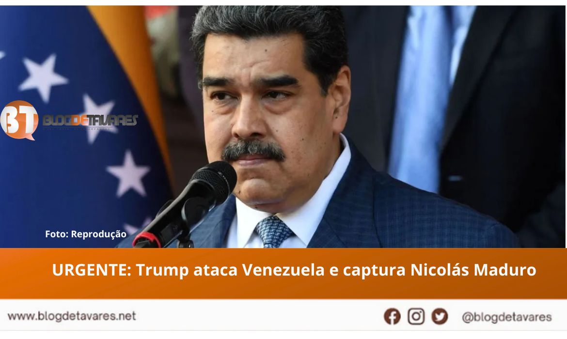 URGENTE: Trump ataca Venezuela e captura Nicolás Maduro 