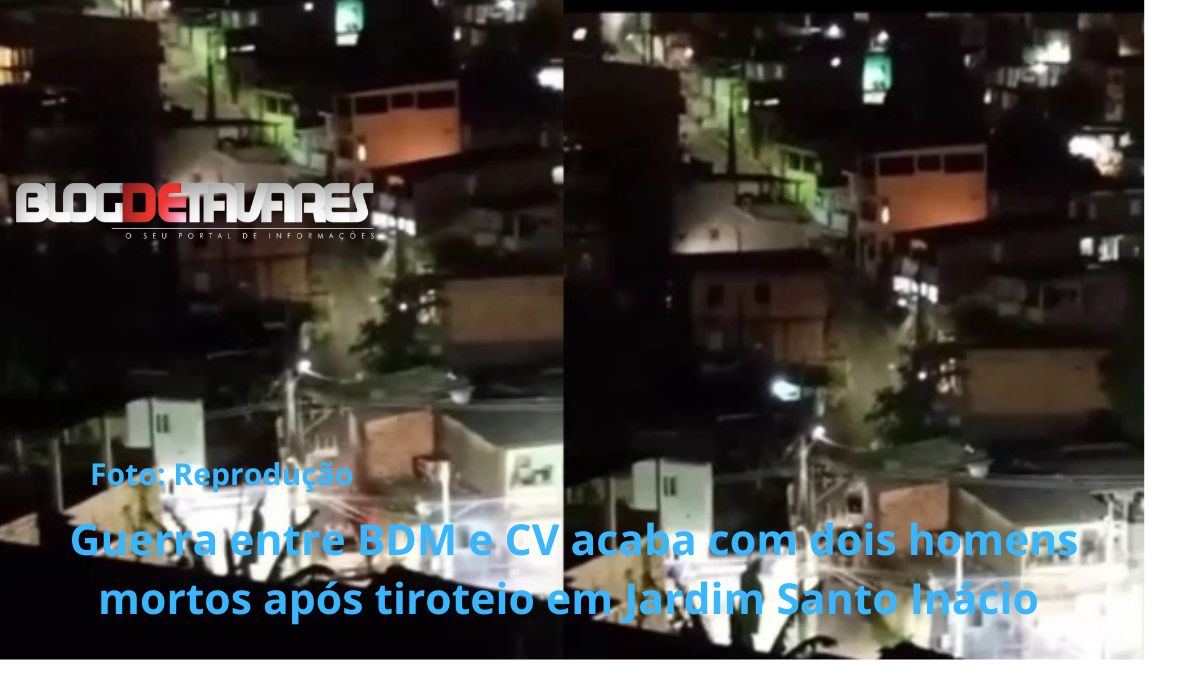 Guerra entre BDM e CV acaba com dois homens mortos após tiroteio em Jardim Santo Inácio 