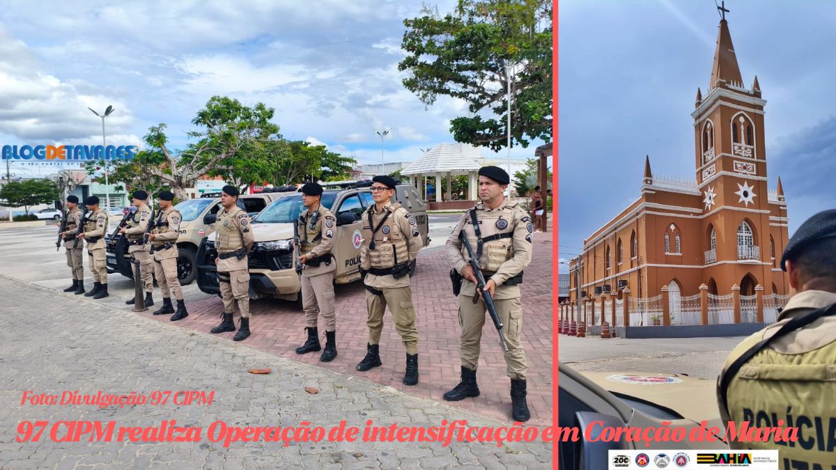 97 CIPM realiza Operação de intensificação em Coração de Maria