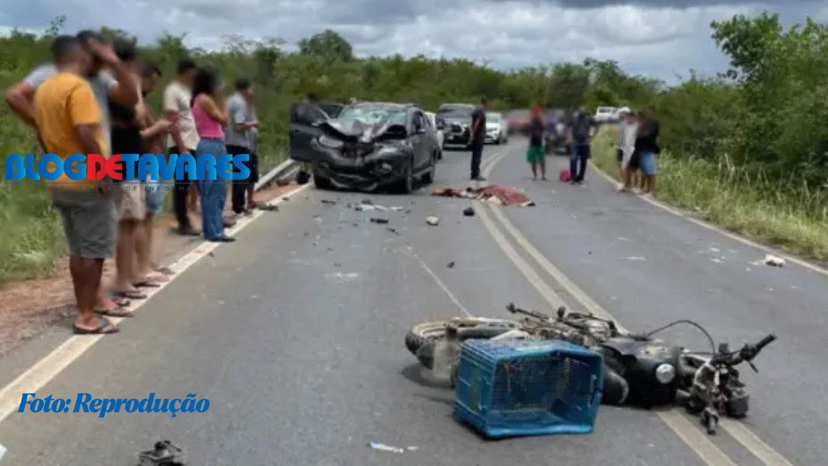 Colisão entre moto e carro deixa motociclista morto na Chapada Diamantina 
