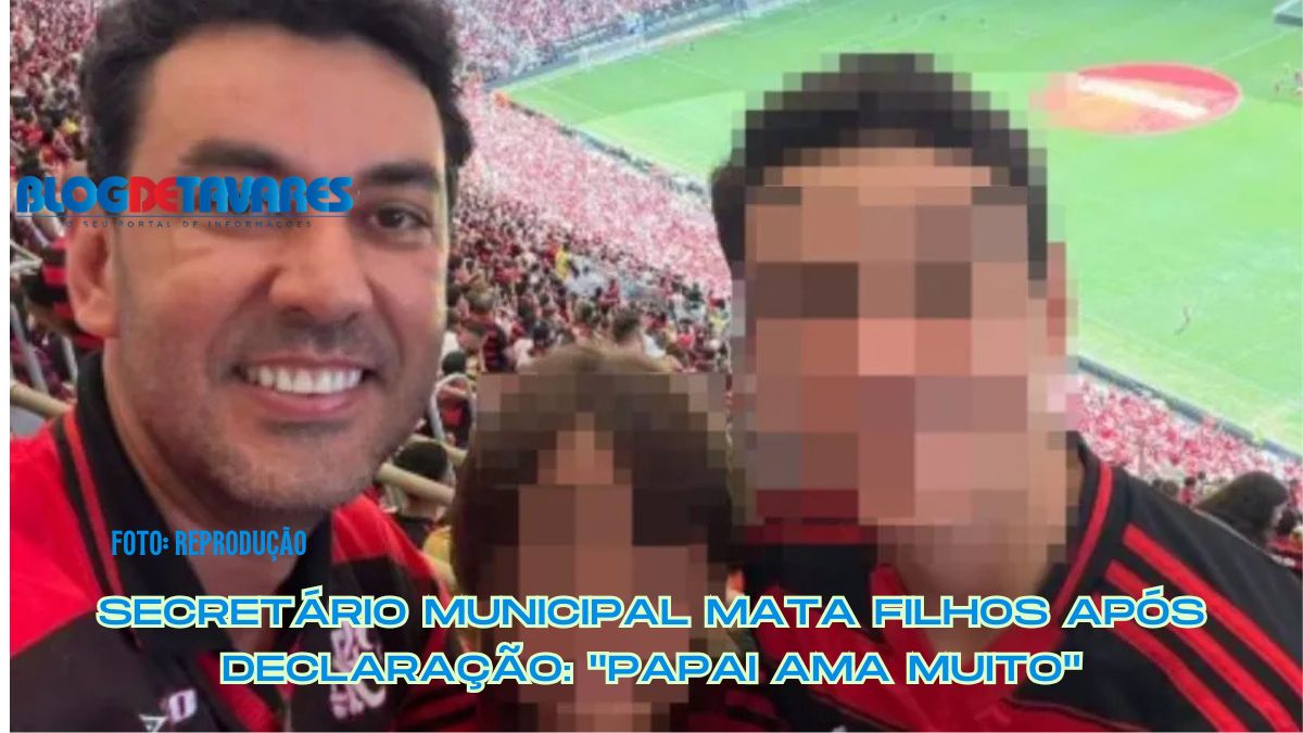 Secretário municipal mata filhos após declaração: "Papai ama muito" 