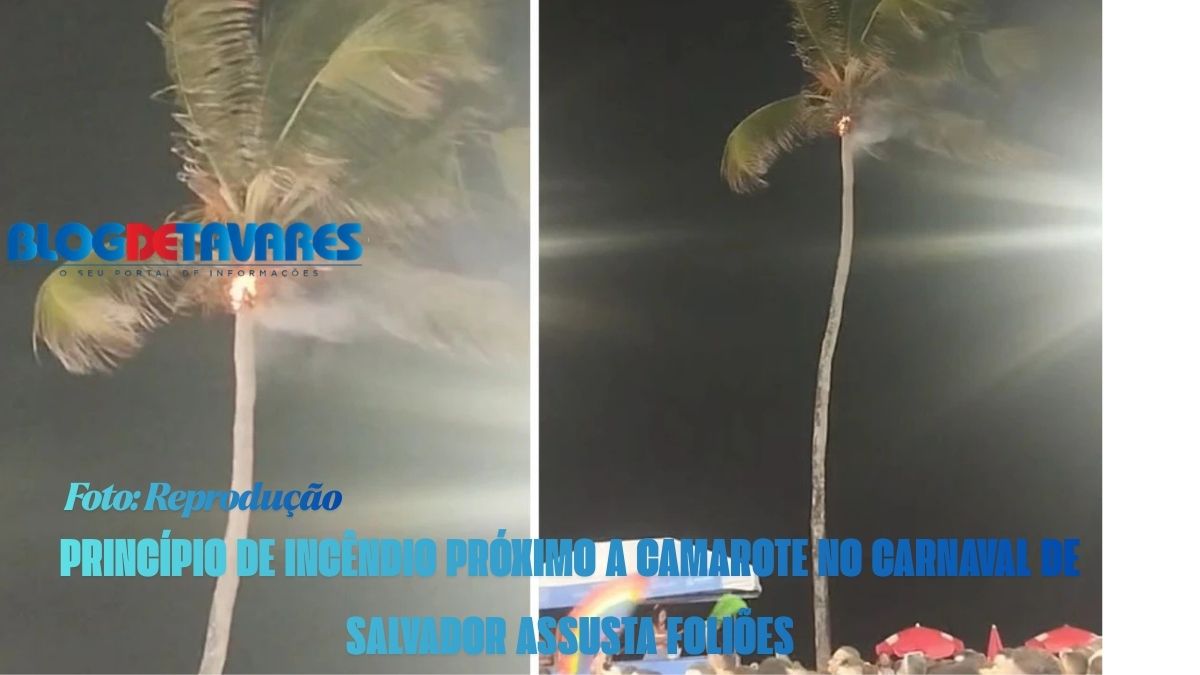 Princípio de incêndio próximo a camarote no Carnaval de Salvador assusta foliões 