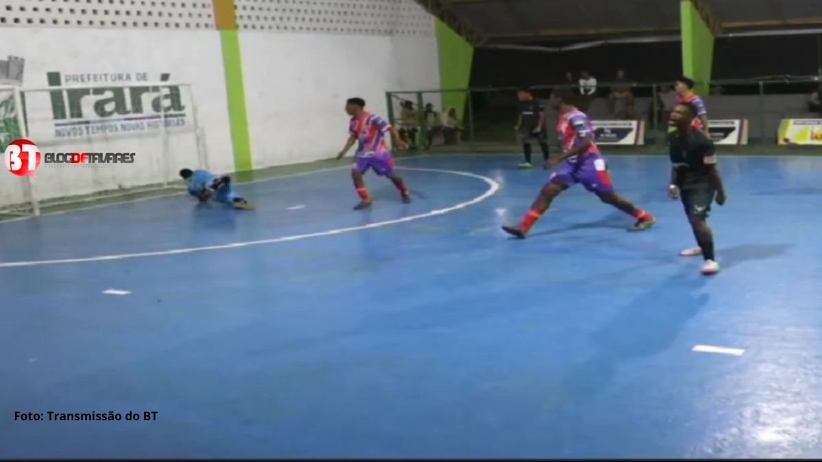 IRARÁ: Arsenal vence a equipe Iraraense por 2X1, nesta quarta-feira (15) pelo campeonato Iraraense de Futsal