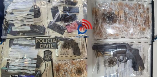 IRARÁ: Polícia deflagra Operação Irará Livre, com objetivo de desarticular a ORCRIM BDM, resultou em Prisão em flagrante, apreensões de arma de fogo e drogas