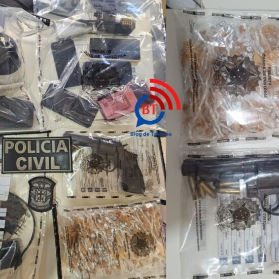 IRAR&Aacute;: Pol&iacute;cia deflagra Opera&ccedil;&atilde;o Irar&aacute; Livre, com objetivo de desarticular a ORCRIM BDM, resultou em Pris&atilde;o em flagrante, apreens&otilde;es de arma de fogo e drogas