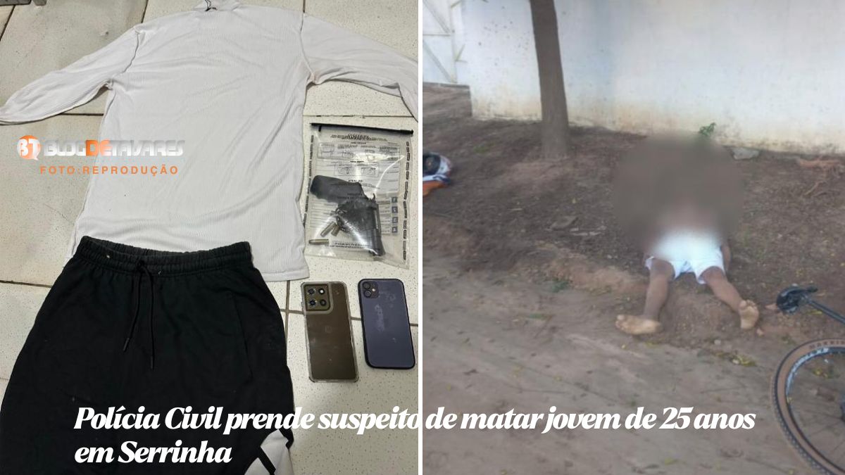 Polícia Civil prende suspeito de matar jovem de 25 anos em Serrinha 