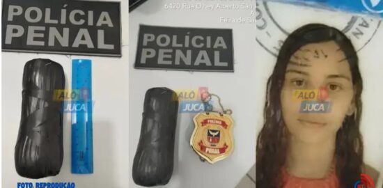Mulher é presa ao tentar entrar com cocaína escondida nas partes íntimas em presídio de Feira de Santana 