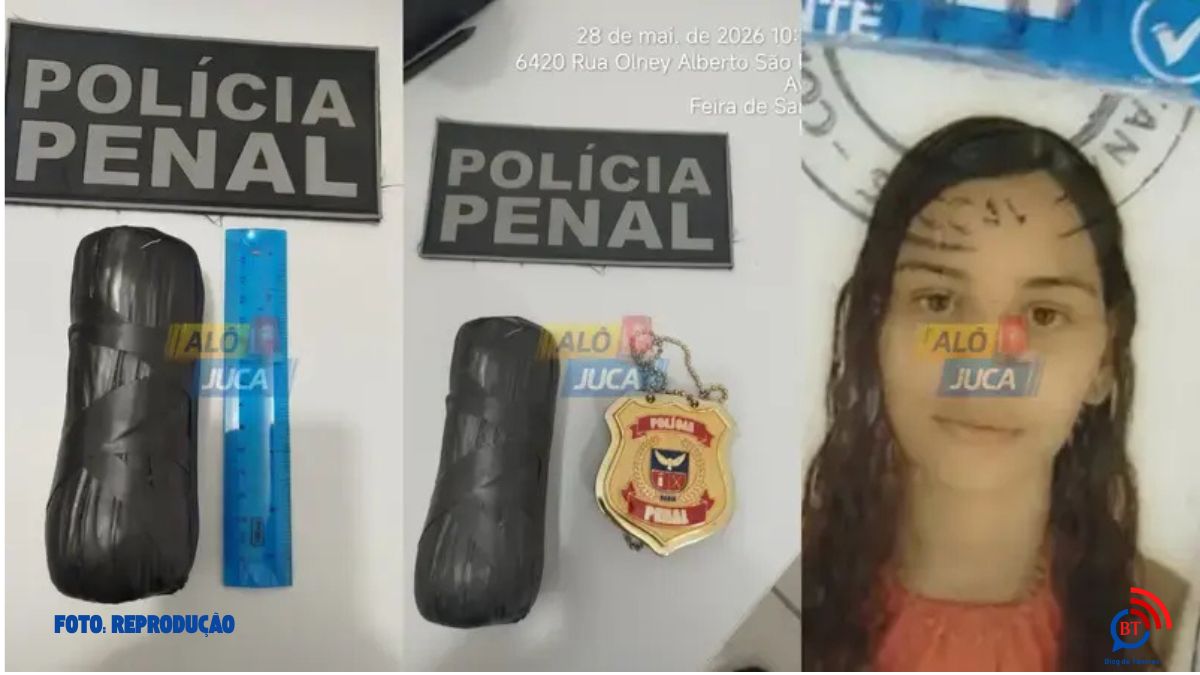 Mulher é presa ao tentar entrar com cocaína escondida nas partes íntimas em presídio de Feira de Santana 