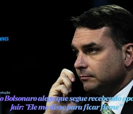 Fl&aacute;vio Bolsonaro alega que segue recebendo apoio de Jair: &ldquo;Ele me disse para ficar firme&rdquo;&nbsp;